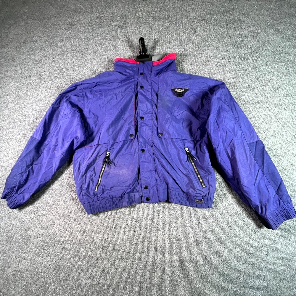 VTG Mountain Goat 2-in-1 Jacket Mens XL Purple Mesh Lined Full Zip Ski Air Vents